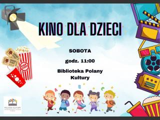 Plakat dotyczący kina dla dzieci