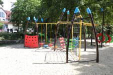 urządzenie zabawowe w Ogródku Jordanowskim w Orzyszu