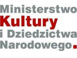 Logo Ministerstwa Kultury i Dziedzictwa Narodowego.